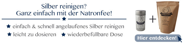 Silber reinigen Banner Natronfee