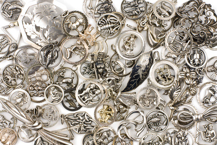 Silber schwarz angelaufen