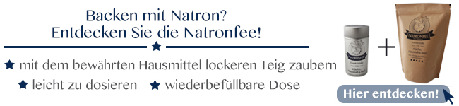 backen mit natron Banner Natronfee