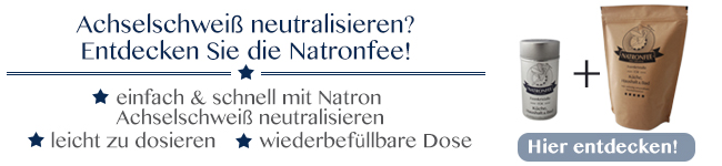 natron schutz gegen achselschweiss Banner Natronfee