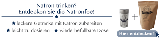 natron trinken Banner Natronfee