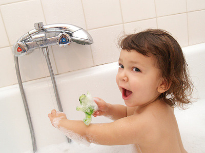 verstopftes Abflussrohr